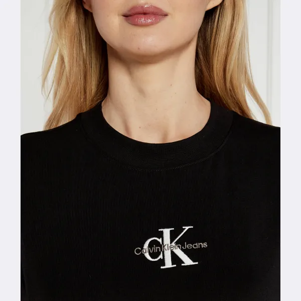 Футболка монолог стандартного кроя Calvin Klein, черный — фото 4