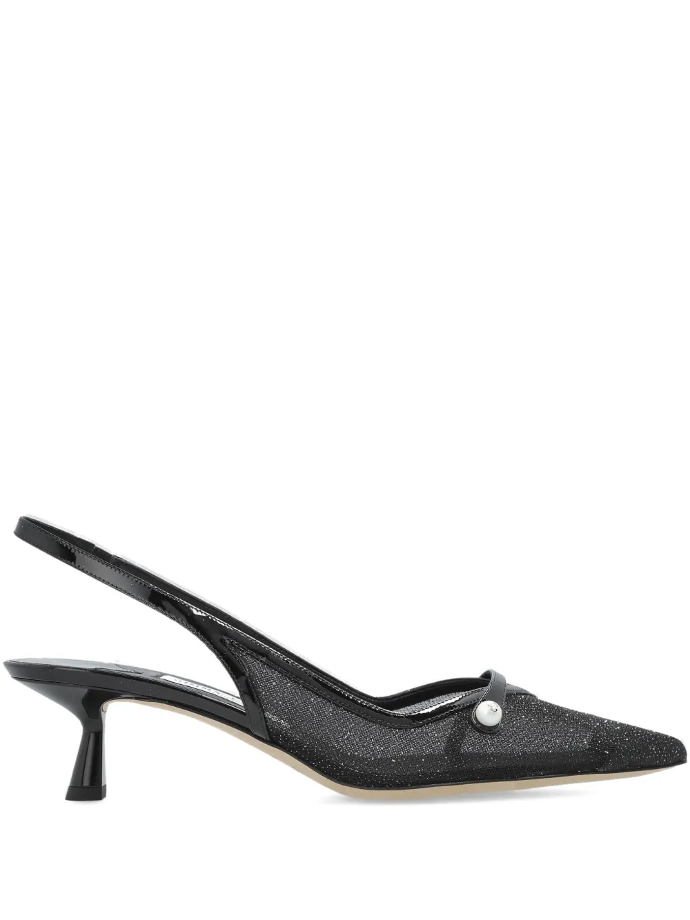 Туфли Amita 45 с ремешком на пятке JIMMY CHOO, черный