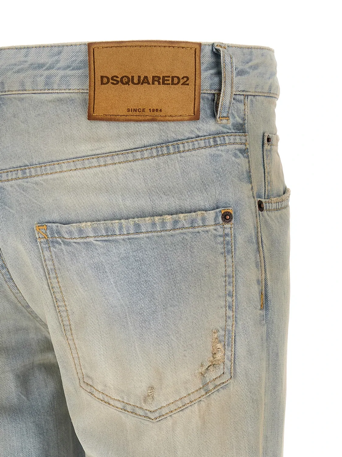 Джинсы 'Teddy' DSQUARED2, голубой — фото 4