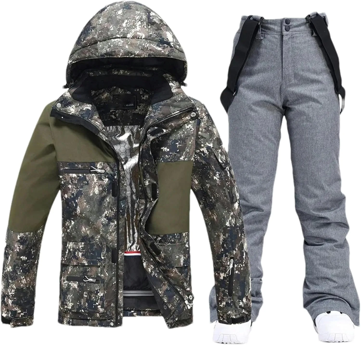 

Комплект для сноубординга: куртка и штаны для мужчин и женщин GaoLeAve