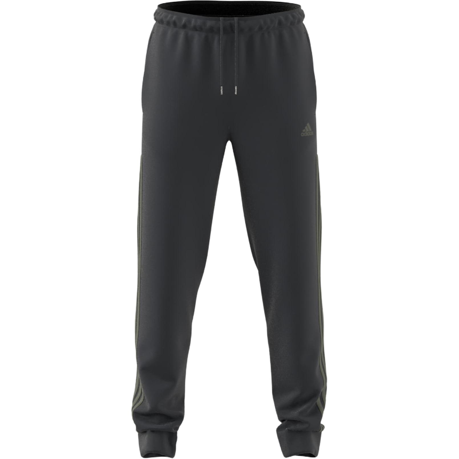 

Adidas Брюки с манжетами, повседневные, мужские, однотонные, серые/темно-зеленые