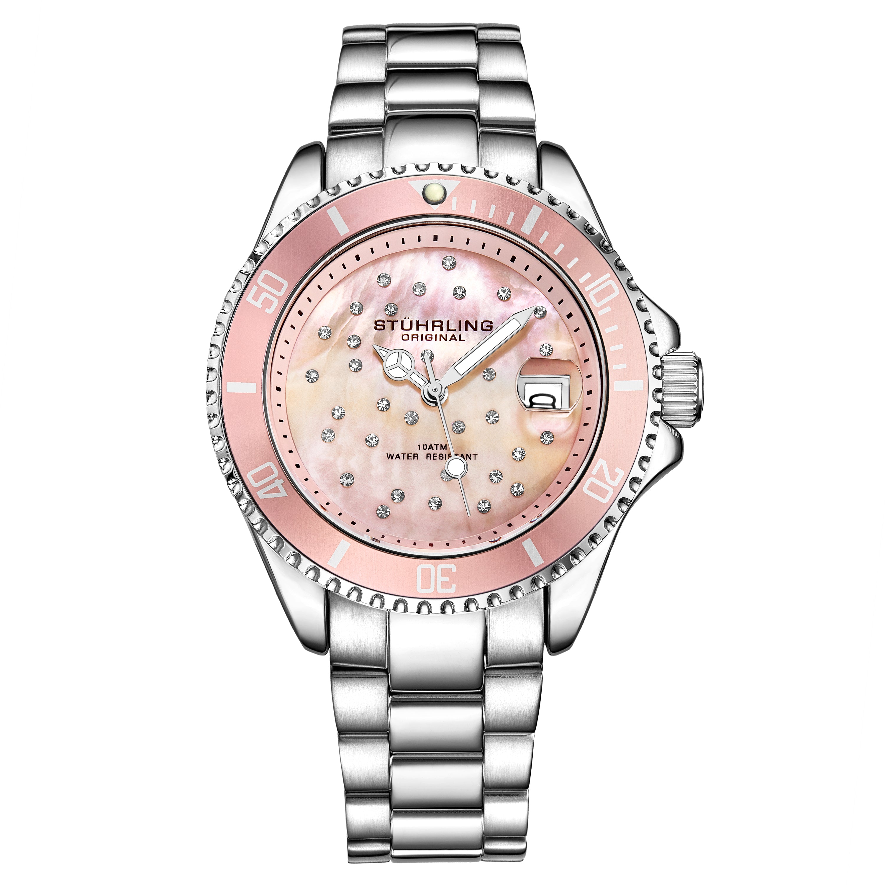 

Часы женские Stuhrling Original, серебряный/розовый