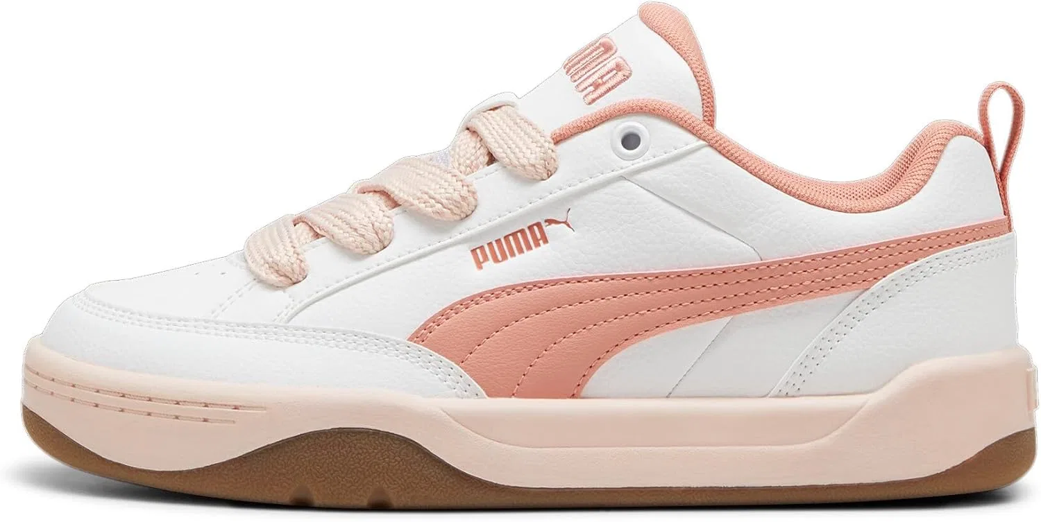 Кроссовки унисекс PUMA Park Lifestyle Schuhe Turnschuhe 395084 01, Puma White Deeva Peach Island Pink
