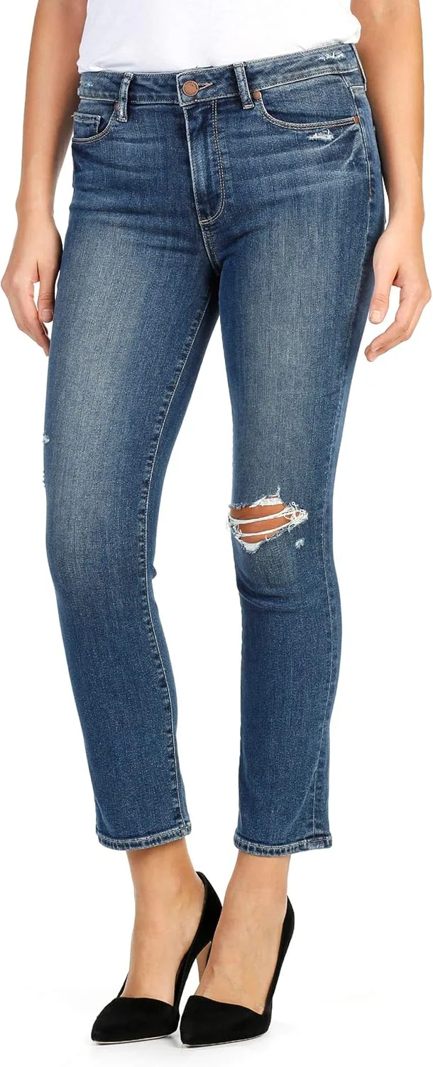 

PAIGE Женские прямые укороченные джинсы Hoxton