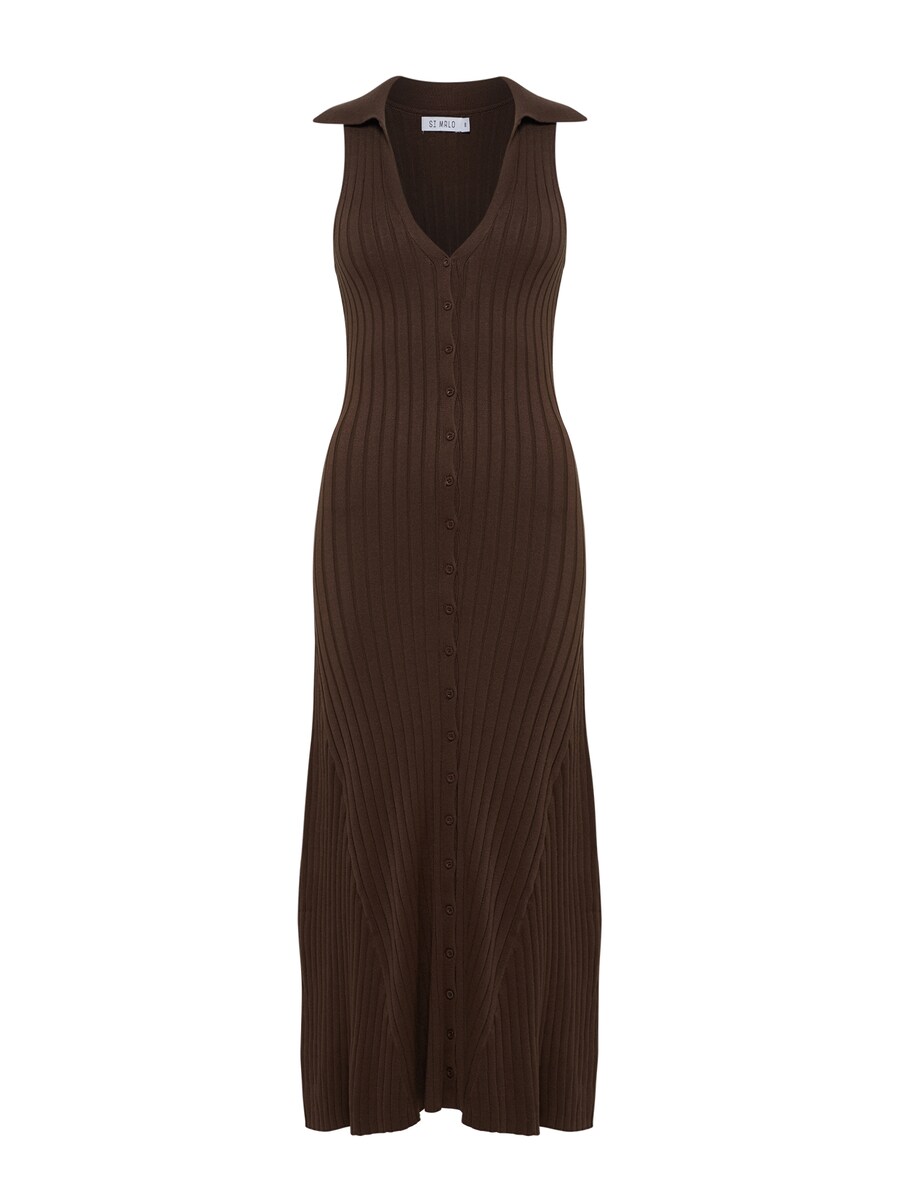 

Вязаное платье St MRLO Knitted dress KELSY, коричневый