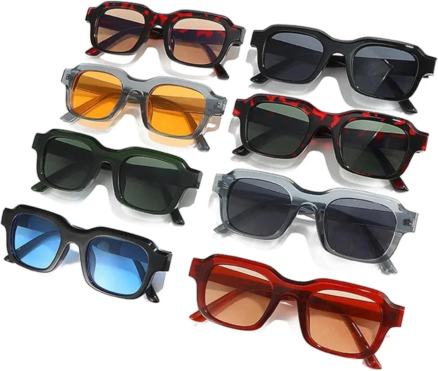 

Ретро солнцезащитные очки для женщин, модные, желейного цвета, чайные оттенки, защита от УФ-излучения UV400, солнцезащитные очки для мужчин HHZZYVY, Tea Champagne