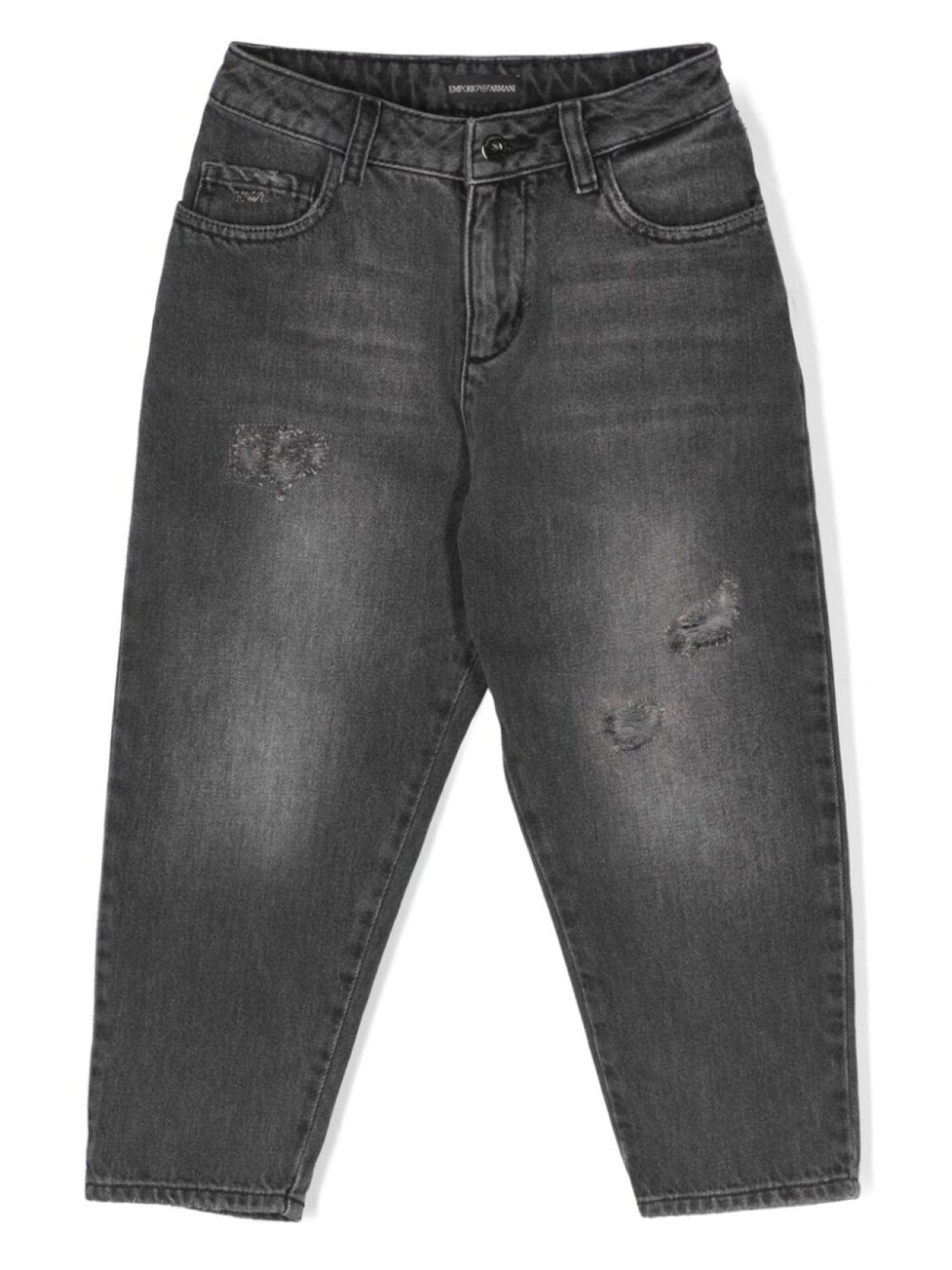 

Emporio Armani джинсы свободного кроя, черный