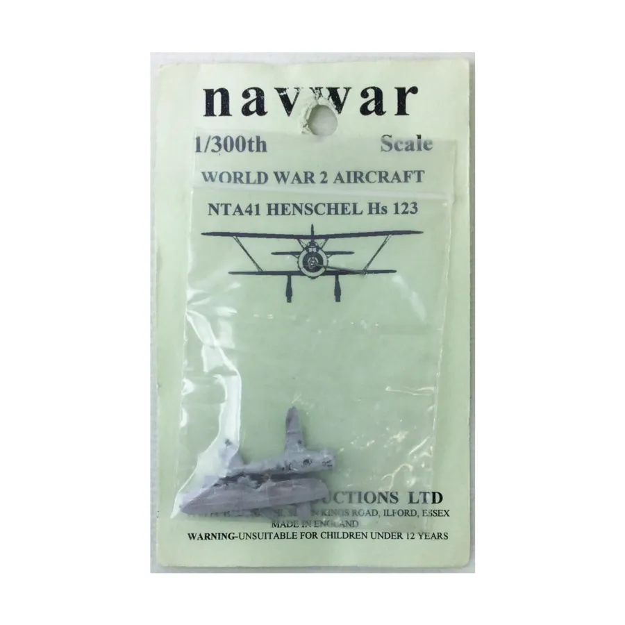 

Хеншель Hs-123, World War II Aircraft (1:300) (NavWar)