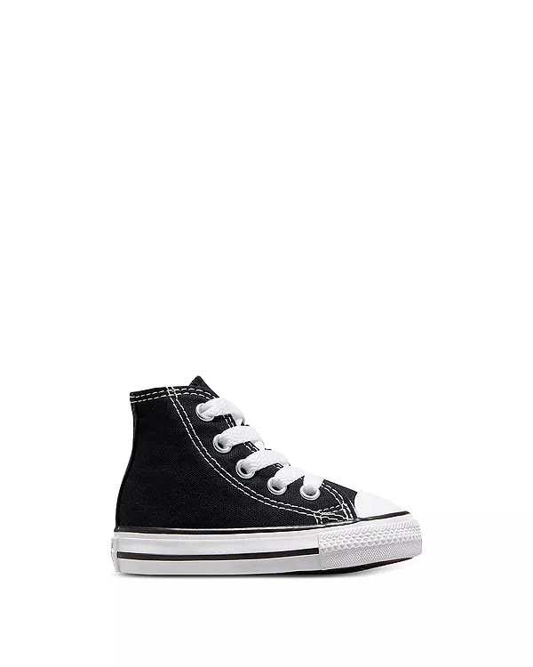 Кеды унисекс Chuck Taylor All Star на шнуровке - для младенцев и малышей Converse, черный — фото 3