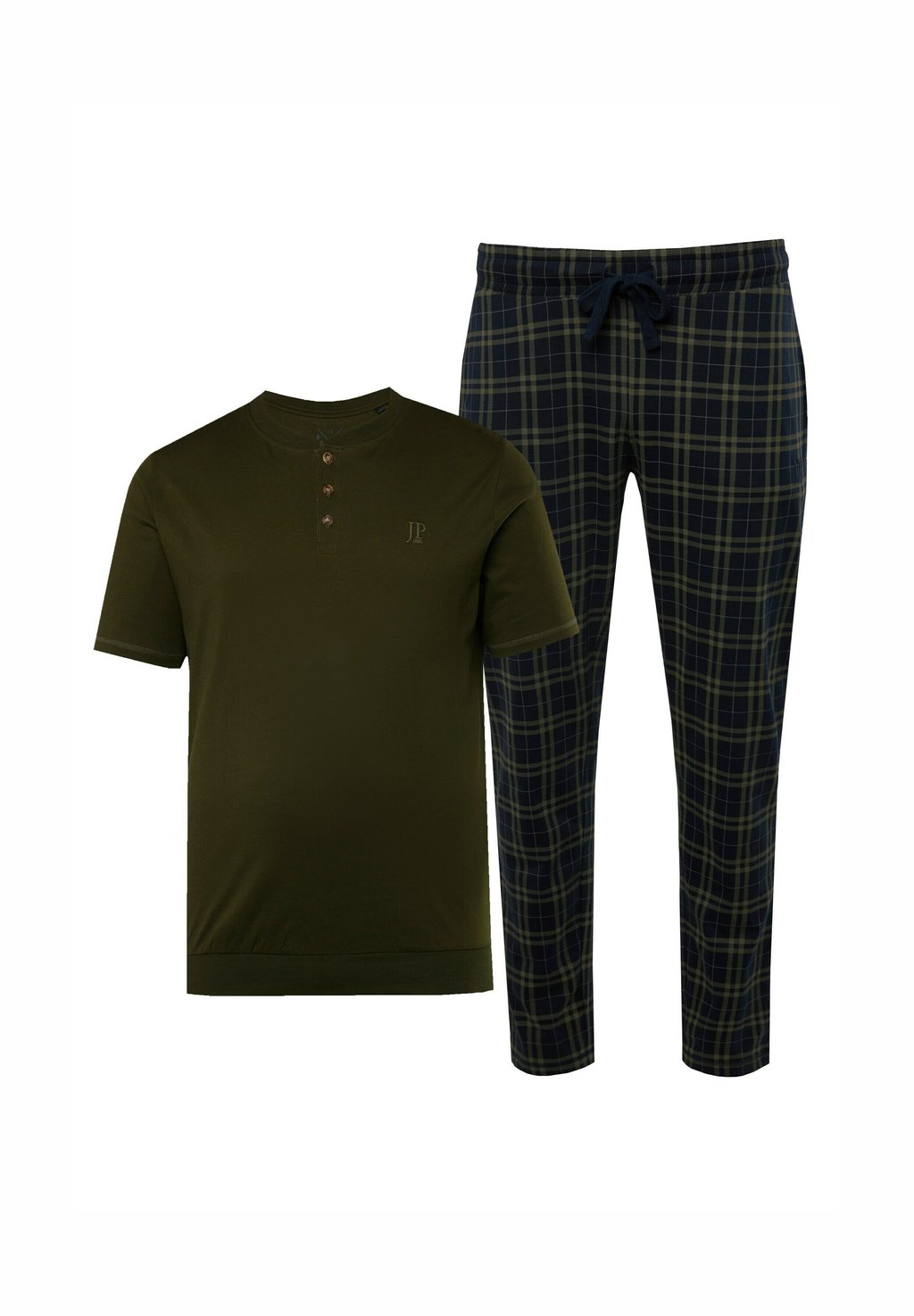

Пижамный комплект BAUCHFIT HENLEY HALBARM KARIERTE SET JP1880, зеленый