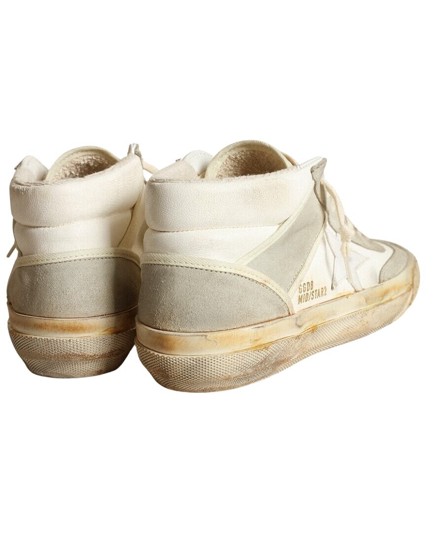 

Кожаные кроссовки Golden Goose Mid Star 2, белый