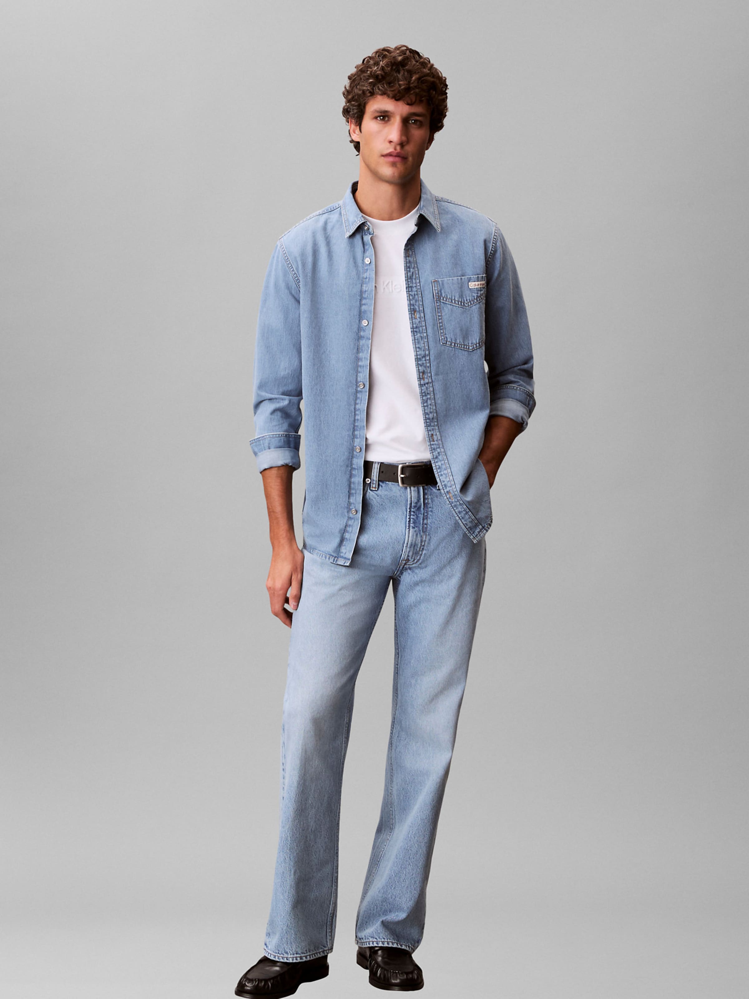 

Calvin Klein Jeans Джинсы свободного кроя в синем цвете