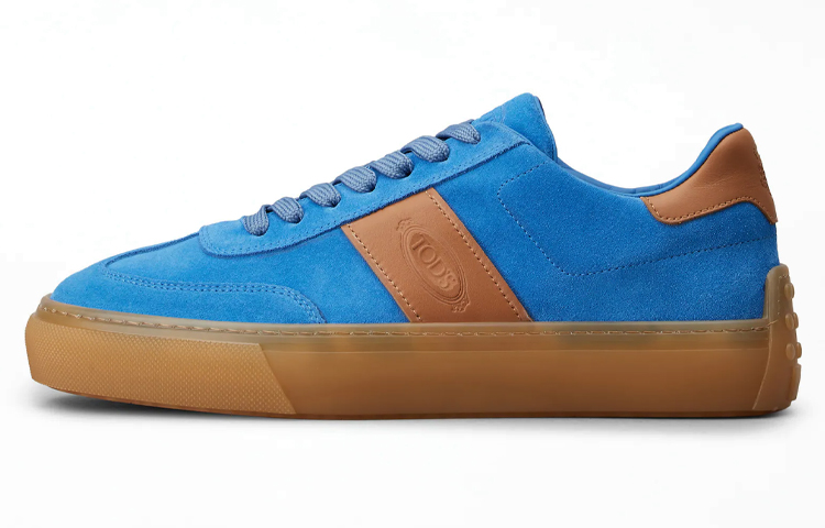 

TOD'S Кроссовки для скейтбординга low top стильные мужские синие коричневые