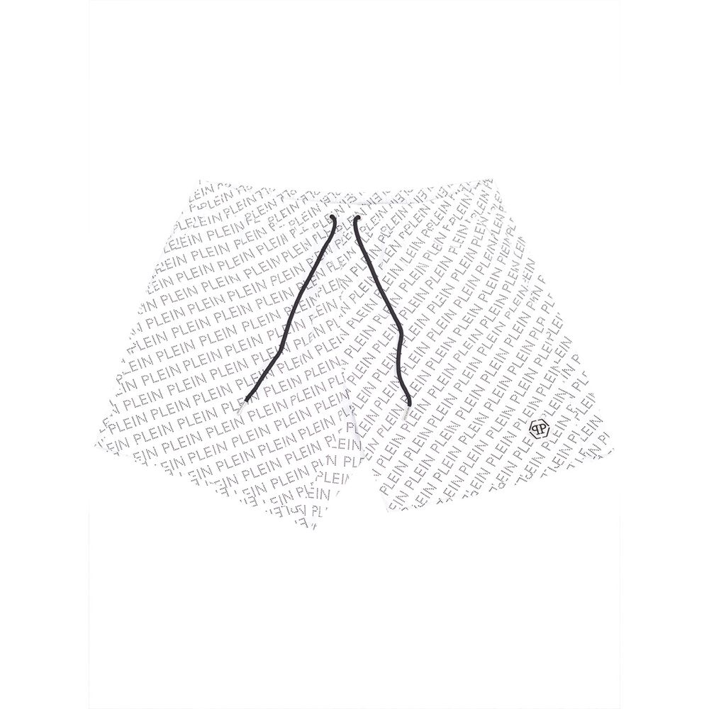 

Изысканные белые купальники из полиэстера для мужчин Philipp Plein