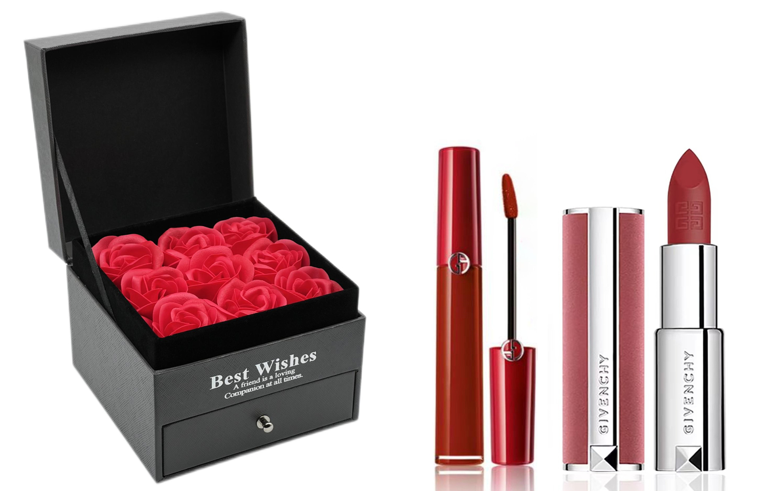 

GIORGIO ARMANI Классическая красная помада AMANI в подарок матовая бархатная с естественным сиянием подарок на день рождения для девушки