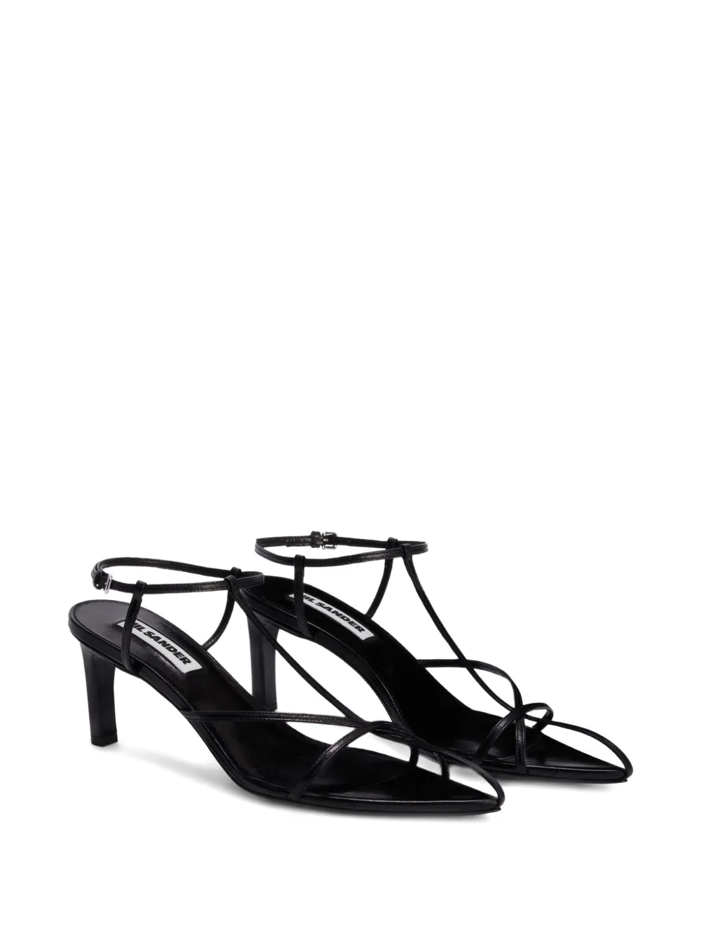 Туфли с заостренным носком JIL SANDER, черный — фото 2