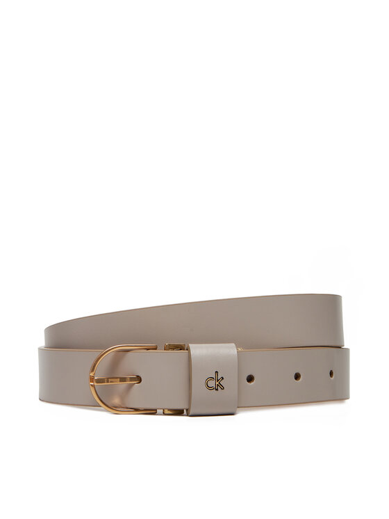 

Женский ремень Ck Metal Loop Round Buckle 25Mm LV04F7039G Calvin Klein, коричневый