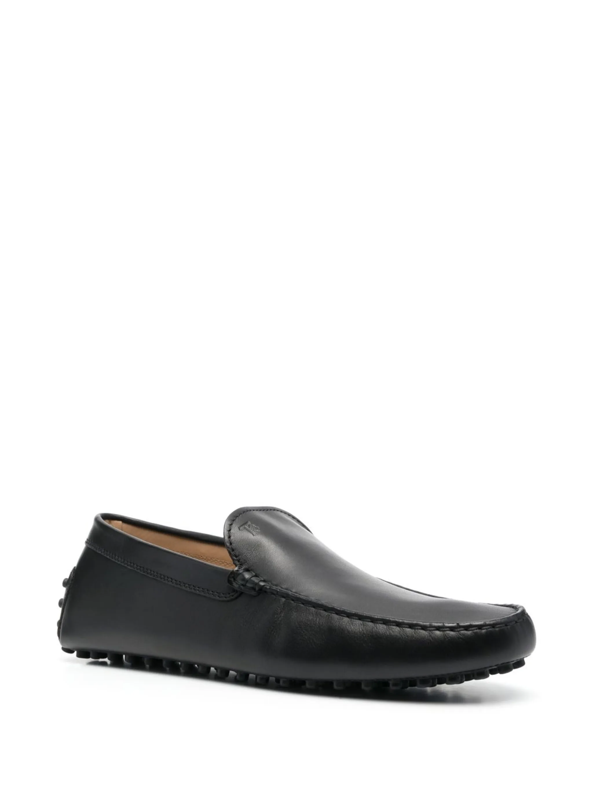 Кожаные мокасины без застежки Tod'S, черный — фото 2