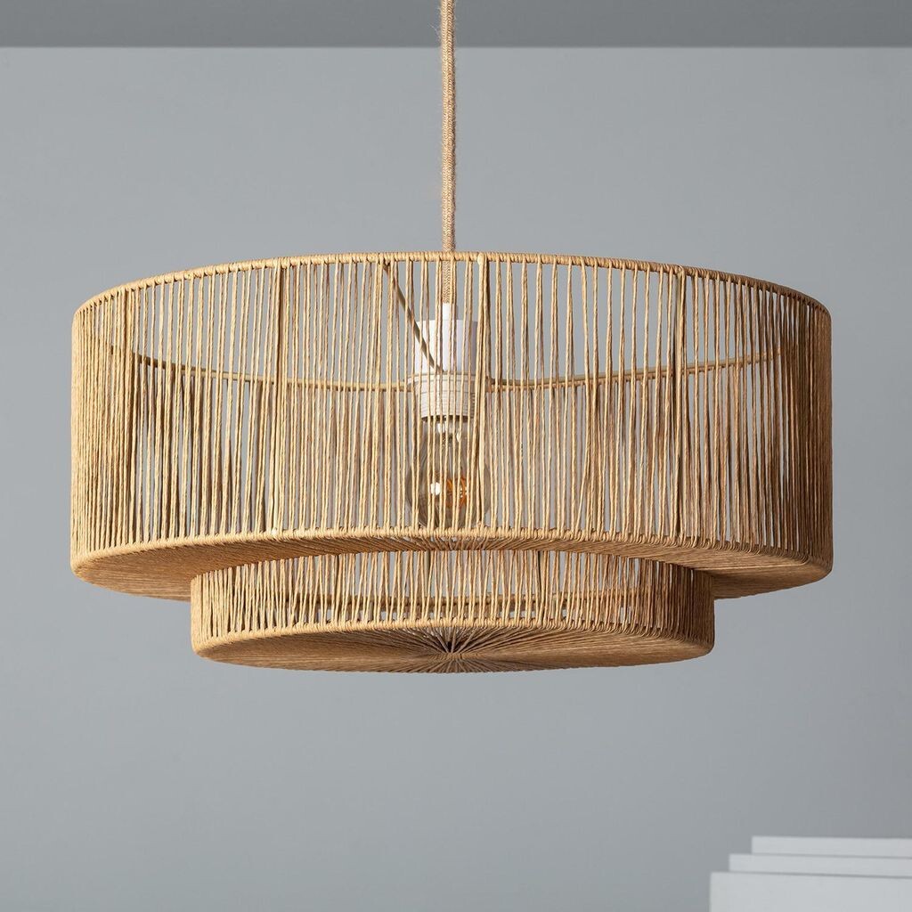 

Подвесной светильник Плетеная бумага Dicenta Natural LEDKIA