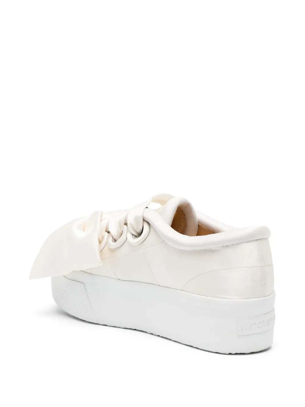 Кеды с бантом из коллаборации с Superga Viktor & Rolf, нейтральный — фото 3