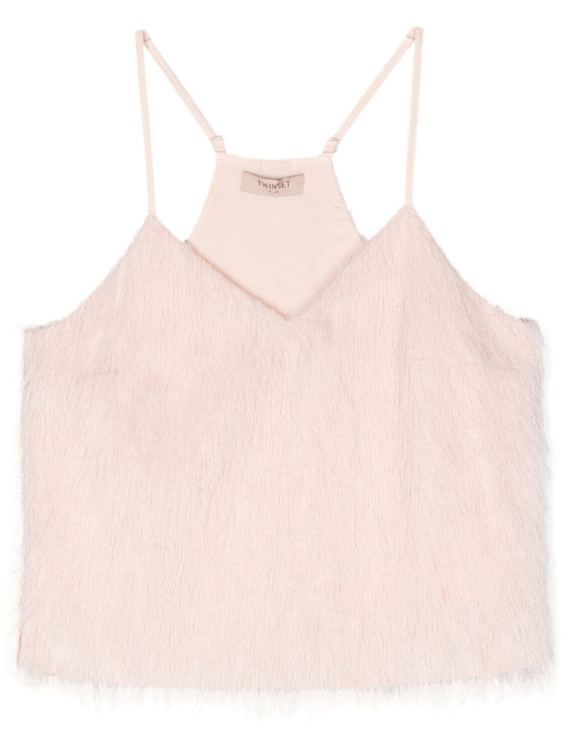 

TWINSET фактурный топ, розовый