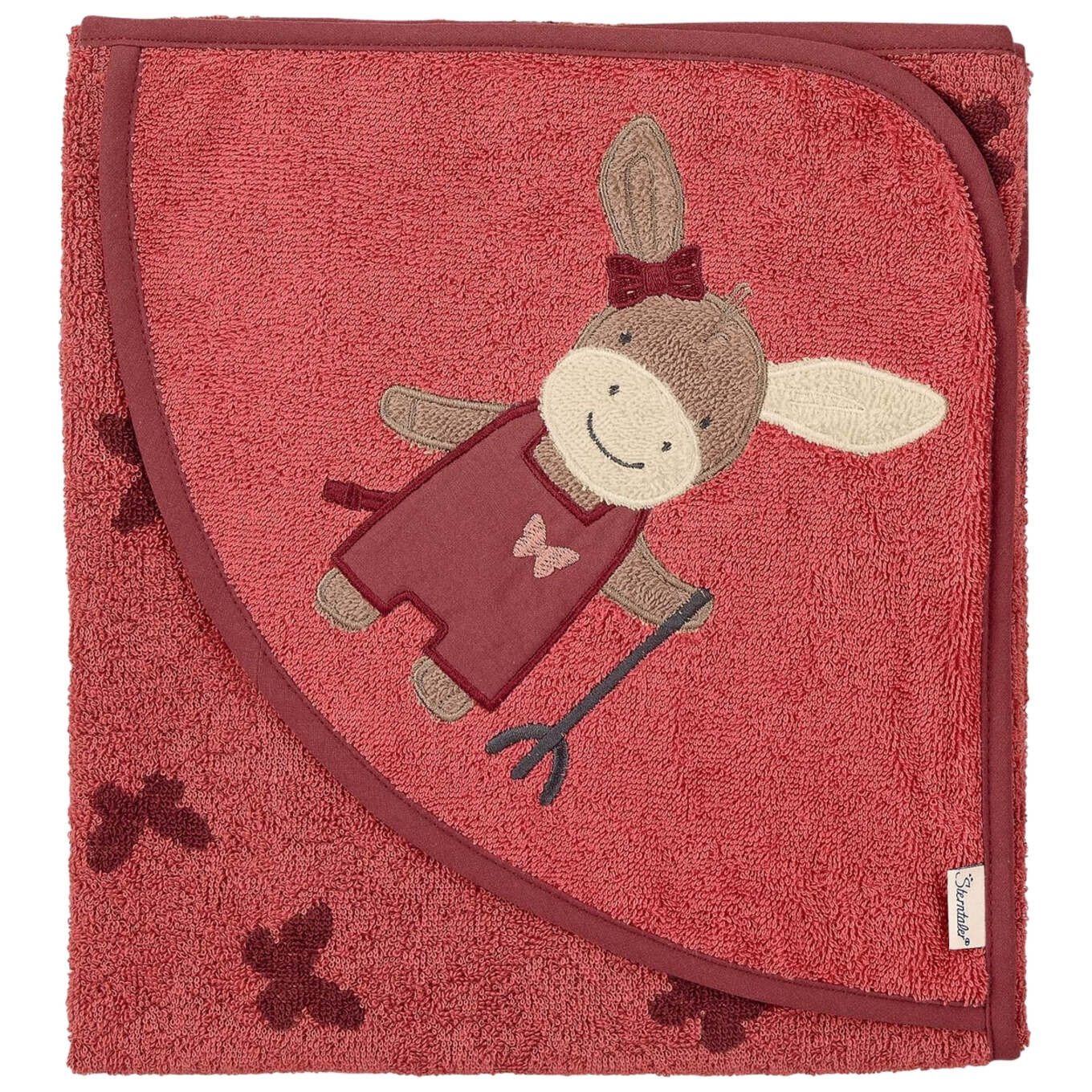 

Полотенце с капюшоном 80 x 80 см emily Sterntaler, красный