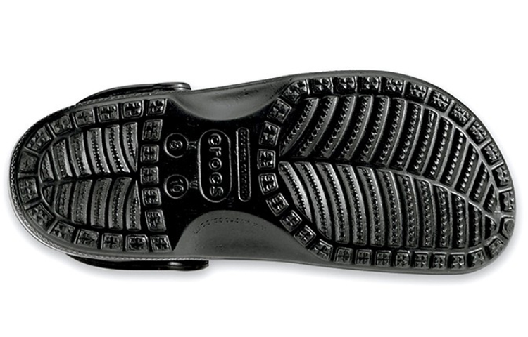 Классические пляжные сандалии унисекс Black Crocs, черные — фото 4