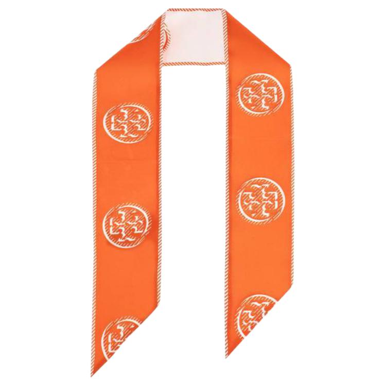 

TORY BURCH Шелковый шейный платок, Orange