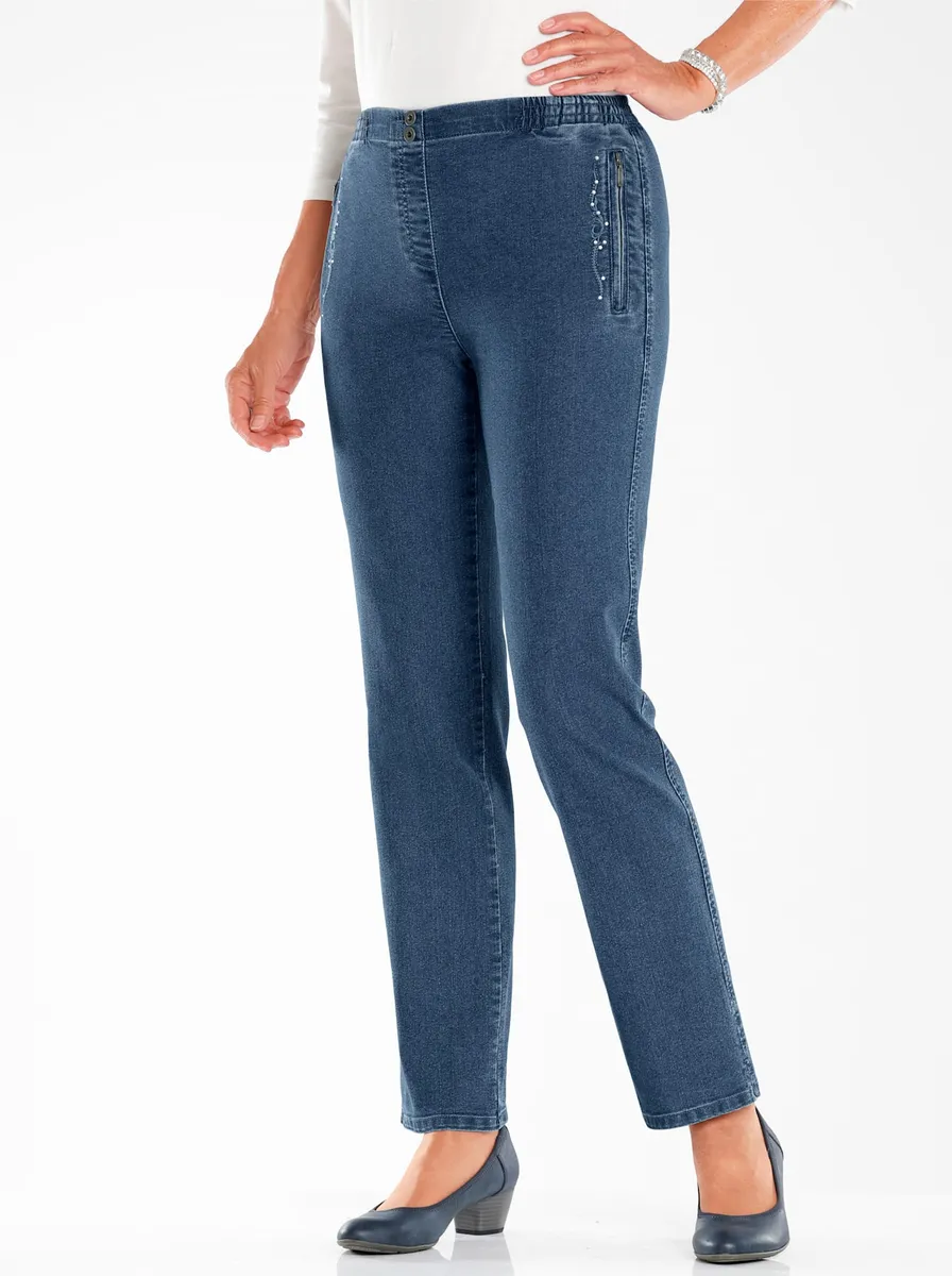 

Удобные джинсы Classic Basics (1 шт.), синий