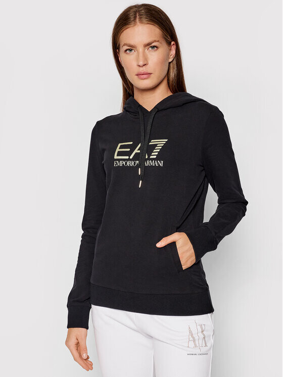 

Толстовка обычного кроя Ea7 Emporio Armani, черный