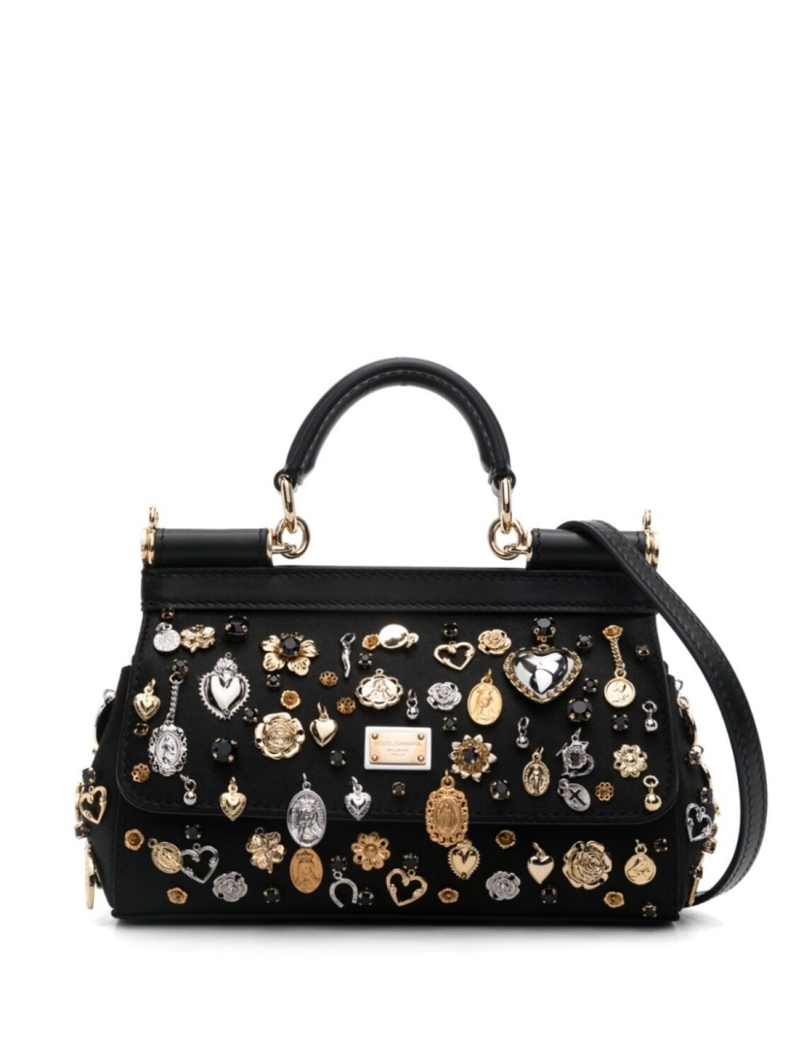 

Dolce & Gabbana маленькая сумка через плечо Jewel, черный