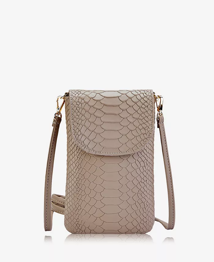 

Кожаный кросс-боди для телефона Emmie GiGi New York, белый