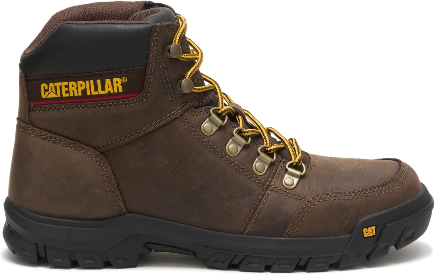 

Мужские ботинки Cat Footwear с мягким носком, контурные, темно-коричневый