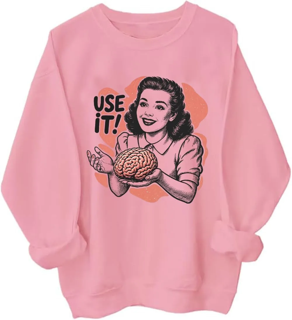 

Толстовка с принтом "Use Your Brain"