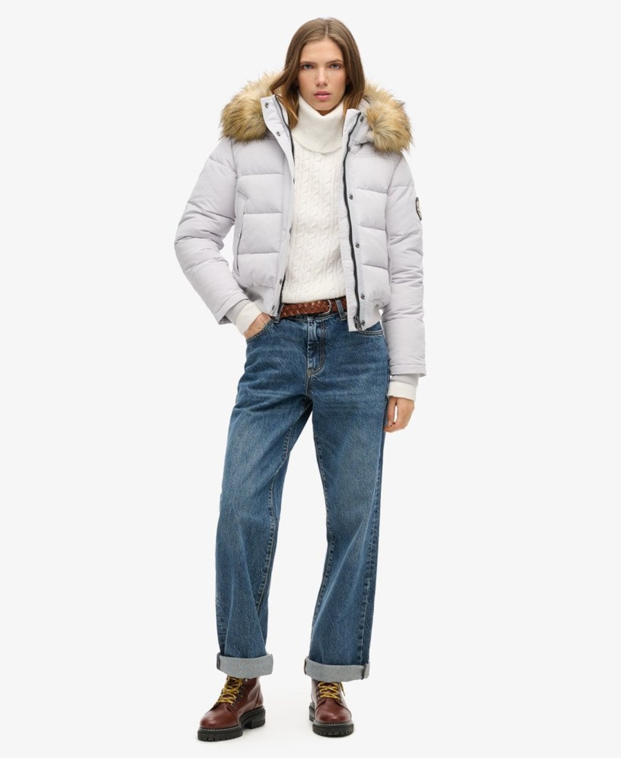 Куртка межсезонная Superdry Everest, светло-серый — фото 2
