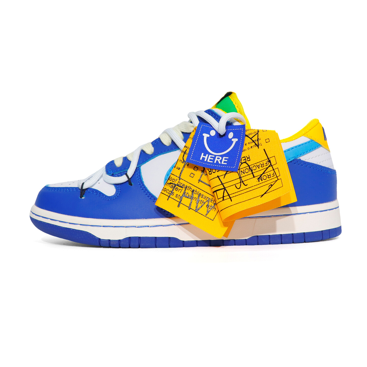 

Обувь для скейтбординга Dunk Kids для начальной школы Nike, цвет Blue/White Yellow