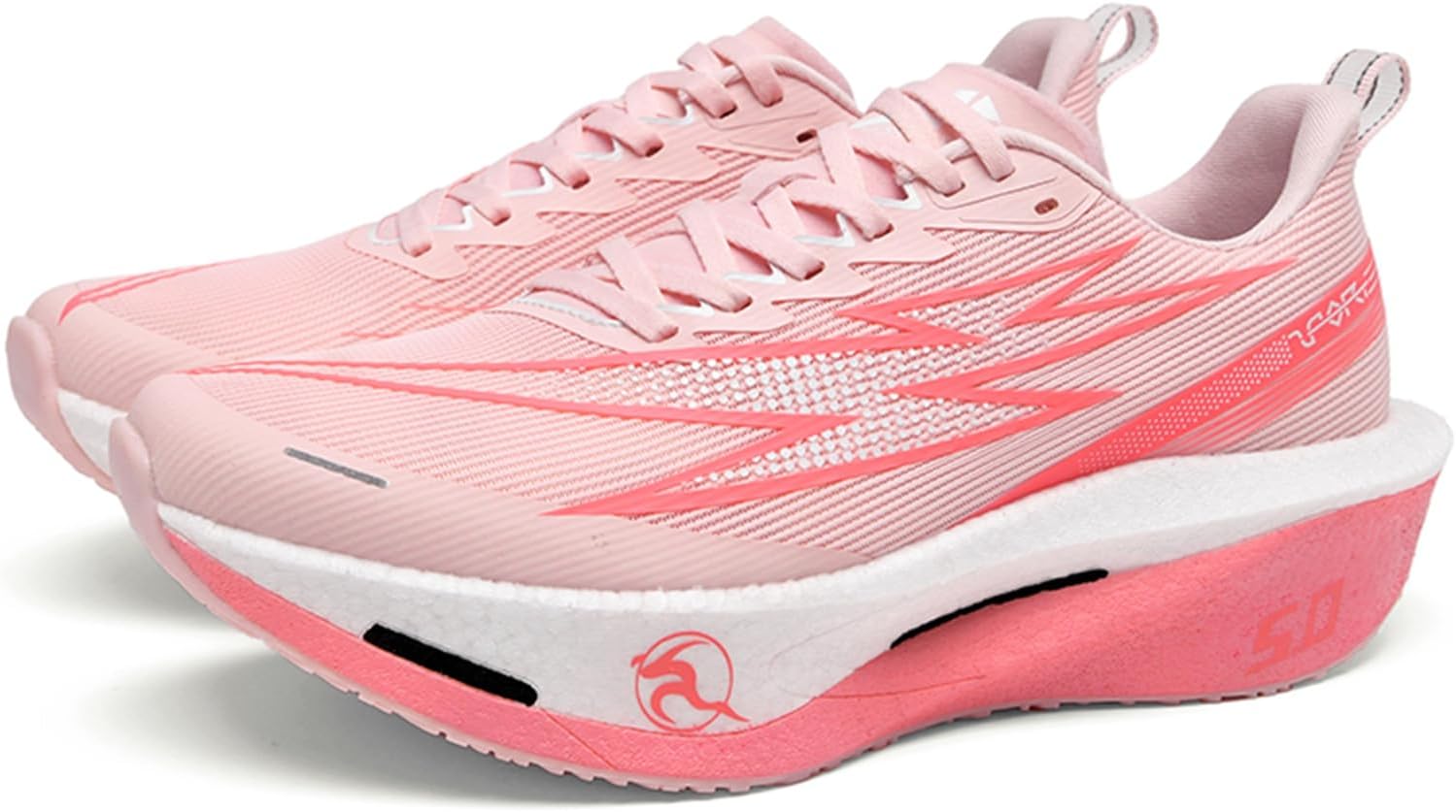 

Мужские кроссовки IGZBIBG с сетчатой дышащей поверхностью, толстой амортизирующей подошвой, шнуровкой и круглым носком, легкие и нескользящие, подходят для повседневных прогулок, занятий спортом на улице и игры с мячом, розовый