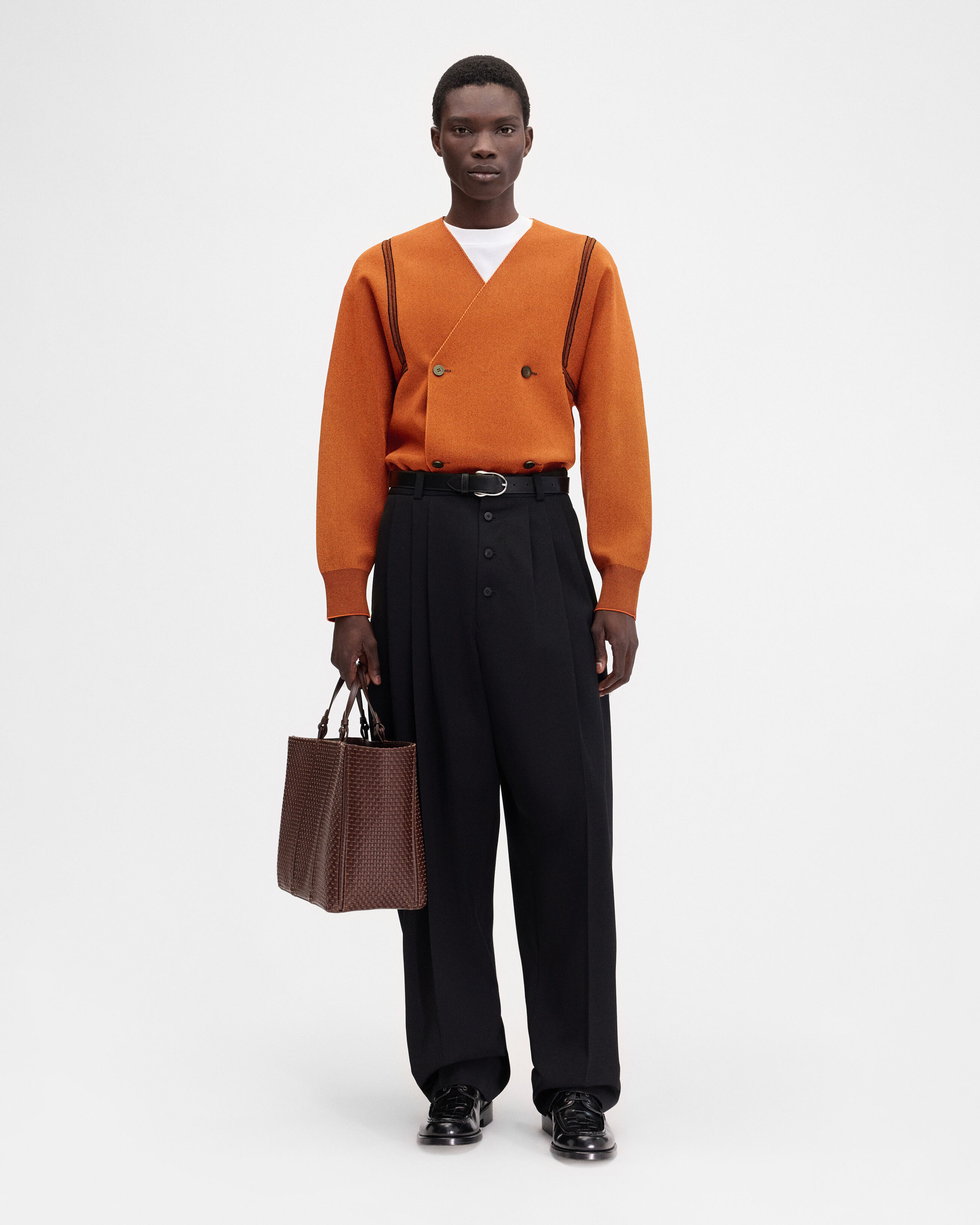 

Кардиган на пуговицах JACQUEMUS The Liga cardigan, оранжевый