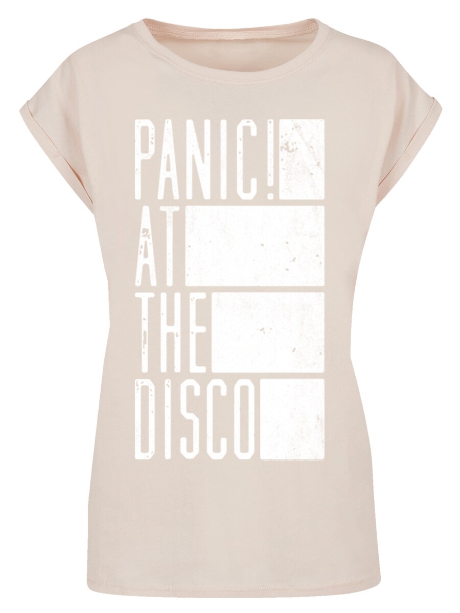 

Рубашка F4NT4STIC Panic At The Disco Block, светло-бежевый