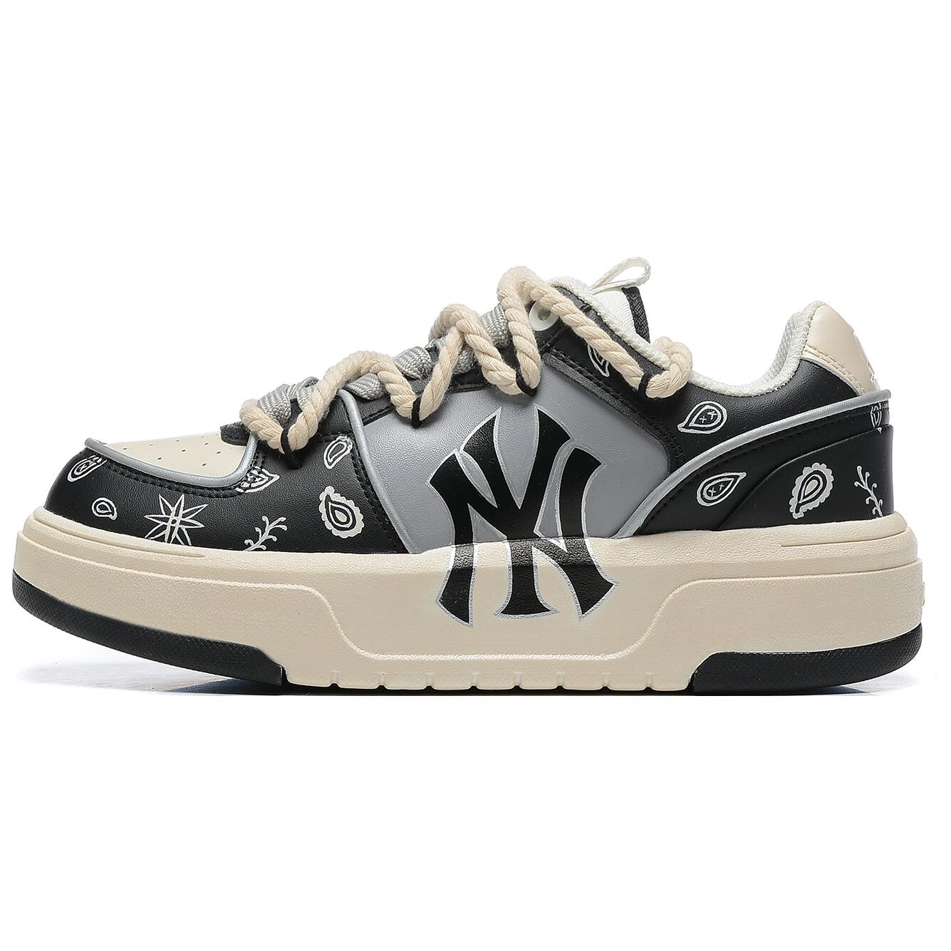 

Кроссовки MLB Chunky Liner Skateboarding Shoes Unisex Low-top White, черный