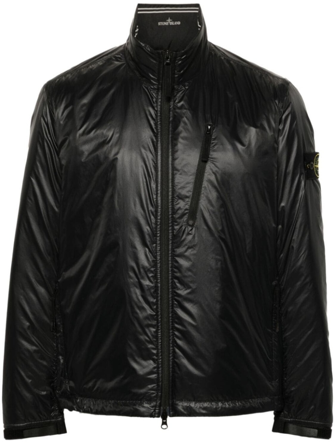 

Stone Island легкая утепленная куртка с изображением компаса, черный