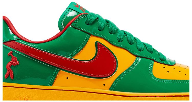 Кроссовки Nike Lil Yachty x Air Force 1 Low 'Concrete Boys - Lucky Green', зеленый — фото 2