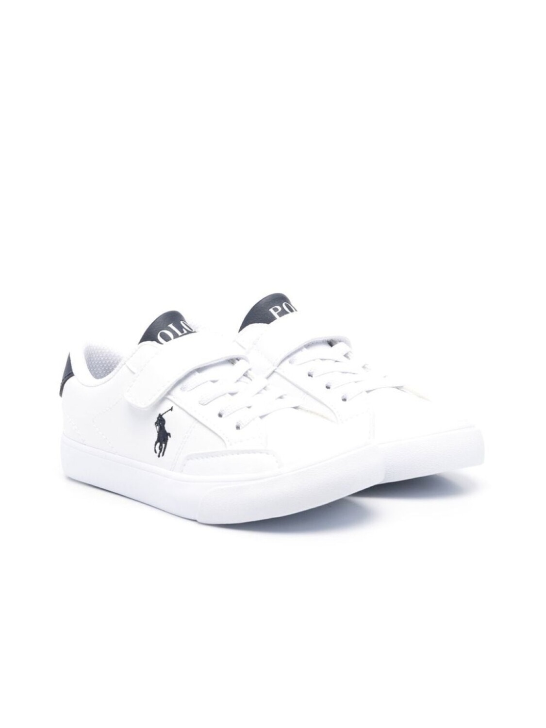 

Кеды с вышивкой Polo Poly Ralph Lauren Kids, белый