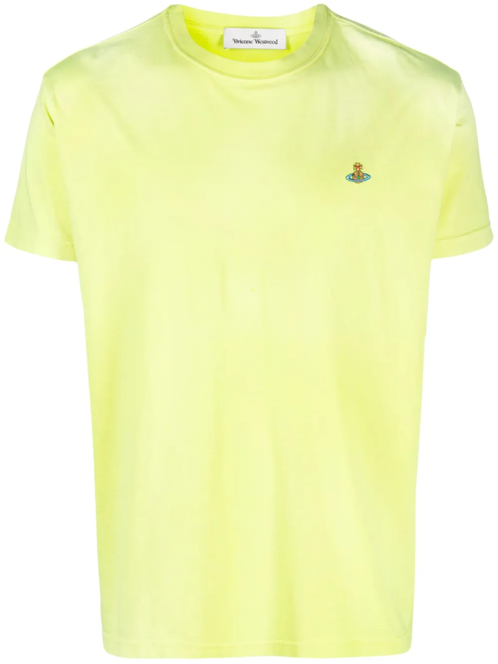 

Футболка с вышивкой Orb Vivienne Westwood, желтый