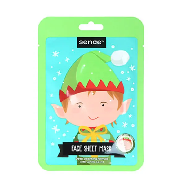 

Маска для лица с принтом эльфа Face Sheet Mask Sence Beauty, 20 ml