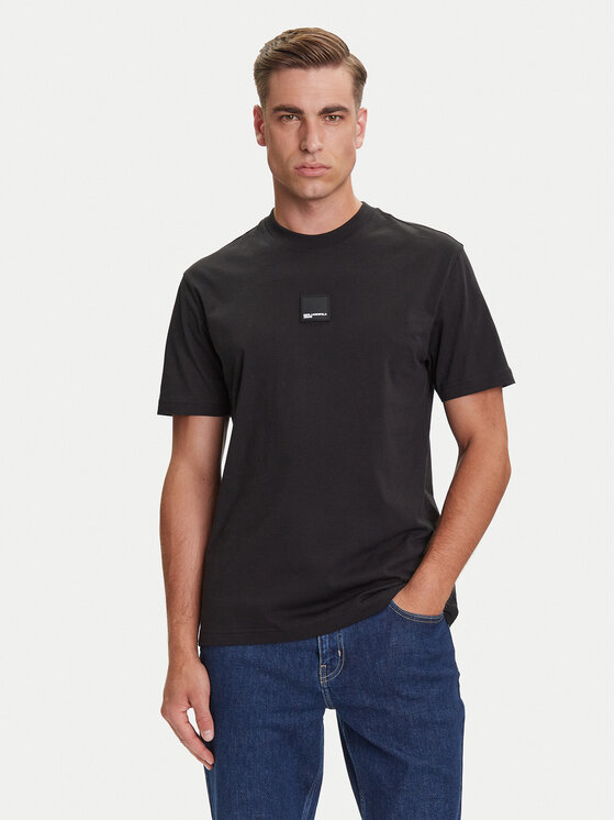 

Футболка regular fit A3M17029 Karl Lagerfeld Jeans, чёрный