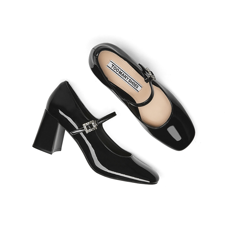 TOOMANYSHOES Мэри Джейн туфли Firstlook для женщин в цвете экрю, цвет Ecru — фото 4