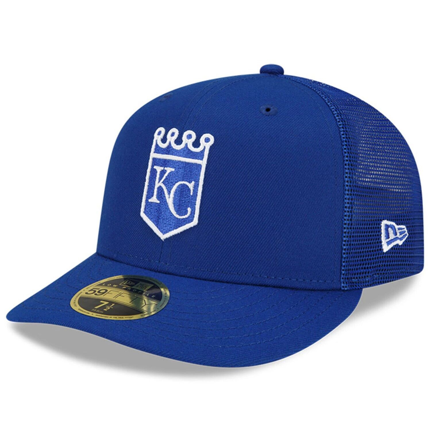 

Мужская облегающая шляпа New Era Royal Kansas City Royals 2022, низкопрофильная 59FIFTY