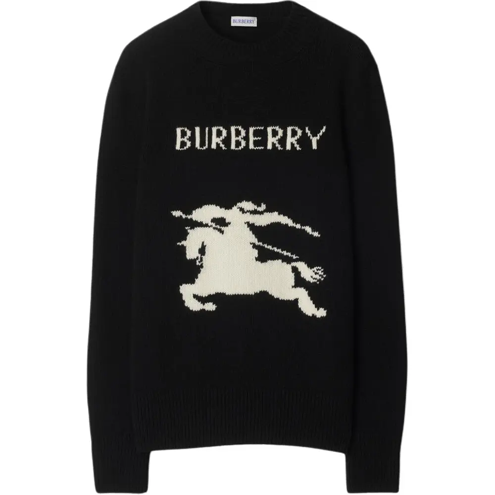 Свитер Burberry Equestrian Knight, черный