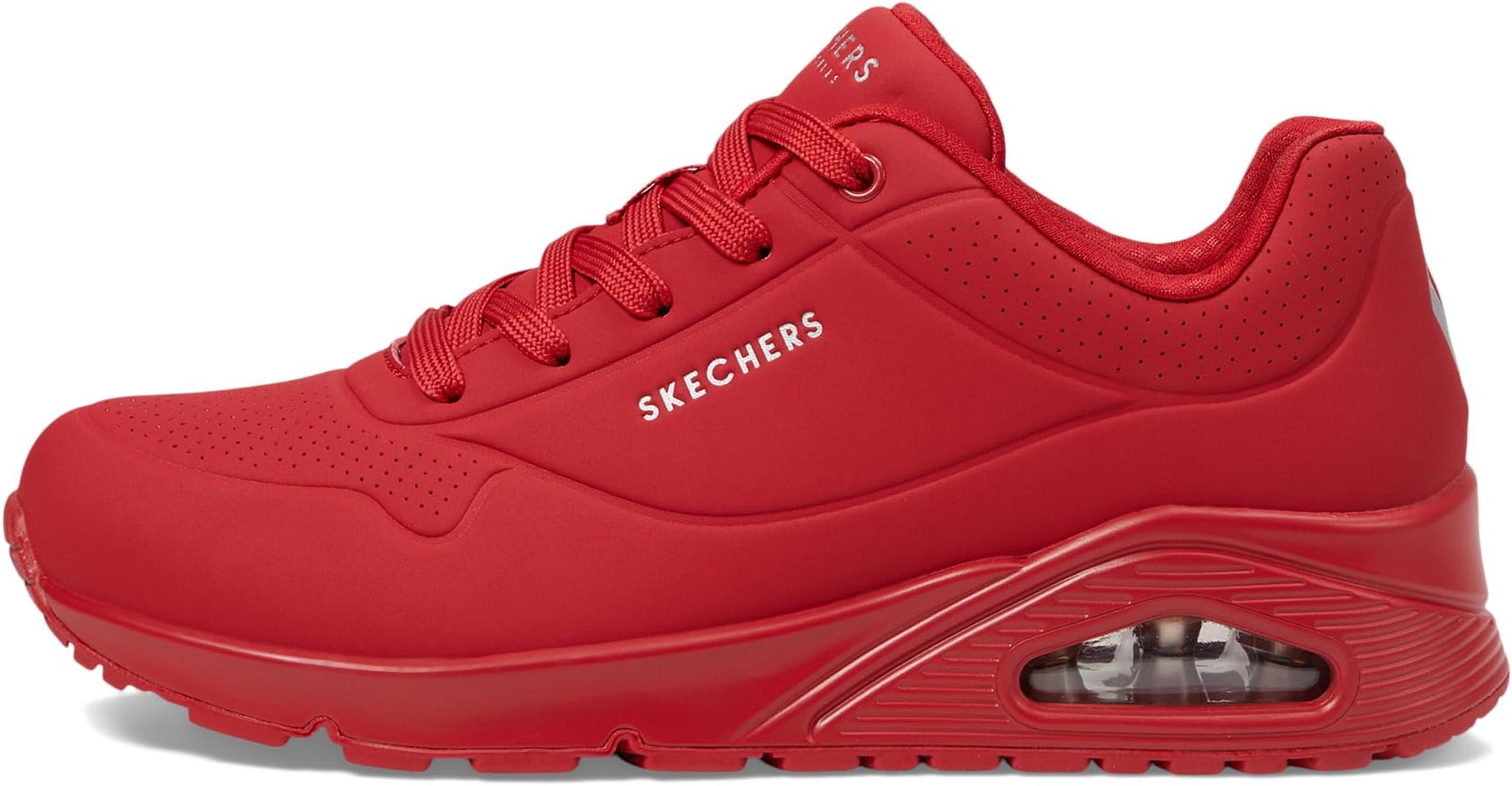 Кроссовки SKECHERS Uno - Stand On Air, Red — фото 4